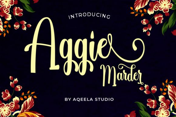 Aggie Marder Script: A Premium Font for Business Branding