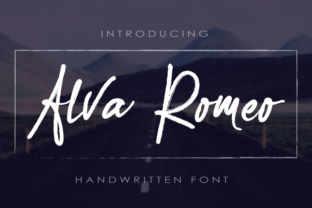 Alva Romeo: A Handwritten Typeface for Editorial Design