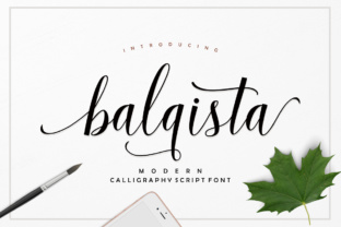 Balqista Script Font: A Modern Elegance for Designers