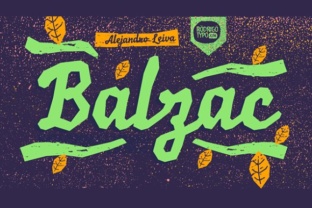 Balzac Typeface for Bold Brand Identity Projects