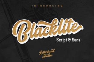 Blacklite Script: The Bold Handwritten Font for Standout Branding