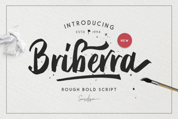 Briberra Script: Bold Handwritten Type for High-Impact Campaigns
