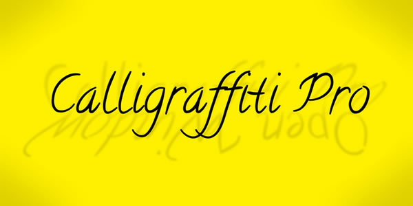 Calligraffiti Pro: A Script Handwritten Typeface for Authentic Branding