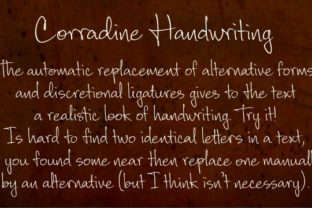 Corradine Handwriting Family: Elegant Script Fonts for Creative Web Design