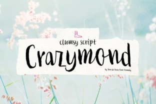 Crazymond: A Handwritten Script Font for Editorial Design