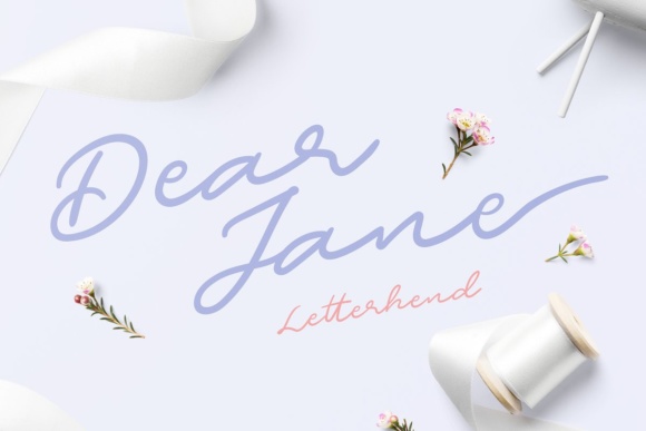 Dear Jane Script: A Romantic Handwritten Typeface for Elegant Branding
