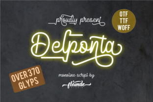 Delponta Script: An Elegant Typeface for Editorial Design