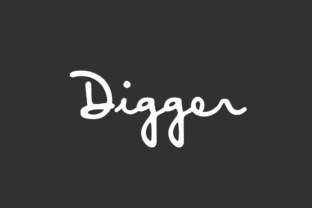 Digger Script Font for Small Business Branding and Creative Projects