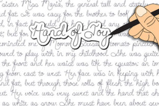 Hand of Joy: Elegant Script for Creative Projects