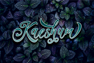 Kaeshum Script Font: A Bold, Modern Handwritten Typeface for Creative Projects