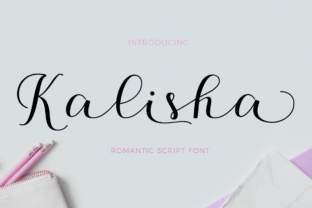 Kalisha: The Modern Calligraphy Typeface for Polished Brand Identity