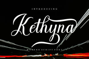 Kathyna Script Typeface for Chic Handmade Branding
