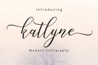 Katlyne Script Typeface for Elegant Brand Identity