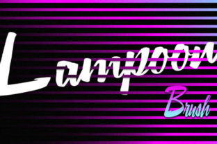 Lampoon Brush: The Retro Script Font for Handmade Branding
