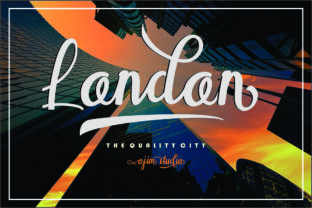 London Script Typeface for Elegant Brand Identity