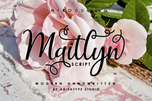 Maitlyn Script Font for Crafting and Commercial Projects