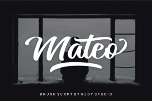 Mateo Script Font: A Bold Brush Typeface for Editorial Design