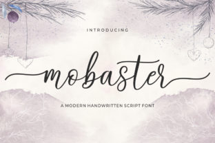 Mobaster Script: The Handwritten Font for Modern Brand Identity