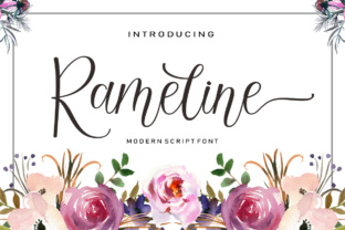 Rameline Script: A Modern Calligraphy Font for Marketers