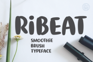 Ribeat Typeface Review: A Friendly Script Handwritten Font for Brand Identity