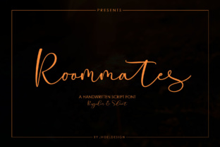 Roommates Script: A Typographic Harmony for Editorial and Brand Design