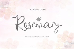 Rosemary Script: A Bouncy Handwritten Typeface for Editorial Design