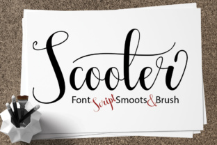 Scooter: A Modern Calligraphy Typeface for Handmade Branding