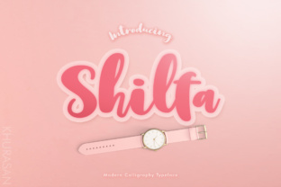 Shilfa Script Font for Fun and Bold Brand Campaigns