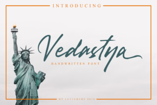 Vedastya Script: A Handwritten Font for Modern Marketing